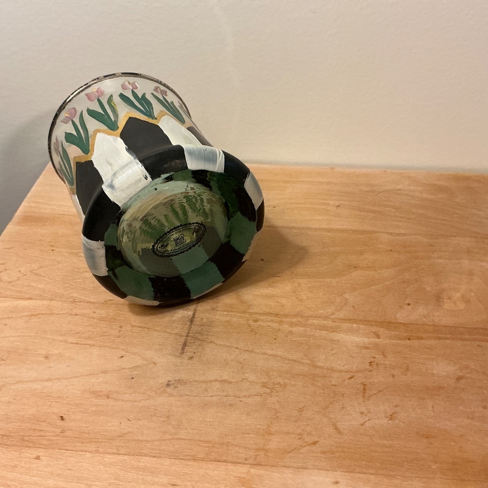 Painted Glass Tulip by MacKenzie Childs - Picture 3 of 4